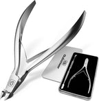 Cuticle Trimmer 3/4 Jaw Extremely Sharp Cuticle Nippers Scissors Stainless by Gubonwer