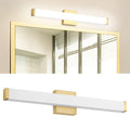 LED Bathroom Vanity Light fixtures 24in Metal Brass, 14W 4000K Natural White by Enjoyyourhealthylife