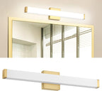 LED Bathroom Vanity Light fixtures 24in Metal Brass, 14W 4000K Natural White by Enjoyyourhealthylife