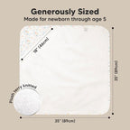 KeaBabies Hooded Baby Towel for Newborn - Image 4