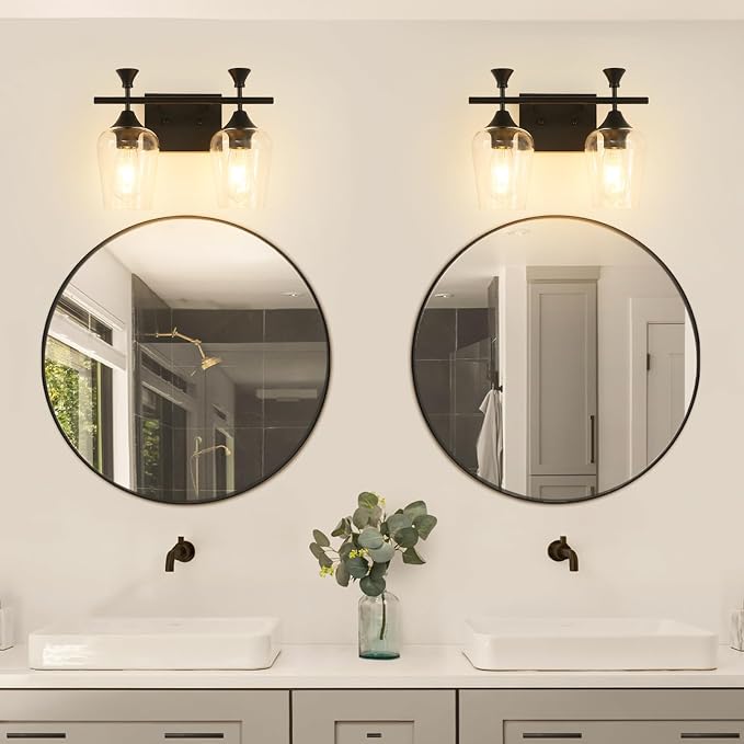 Bathroom Light Fixtures, Matte Black Vanity Lights - Image 6