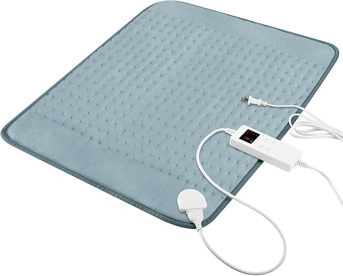 Heating Pad for Period Cramps, Electric Heating Pad for Neck & Shoulders & Back by vilicert