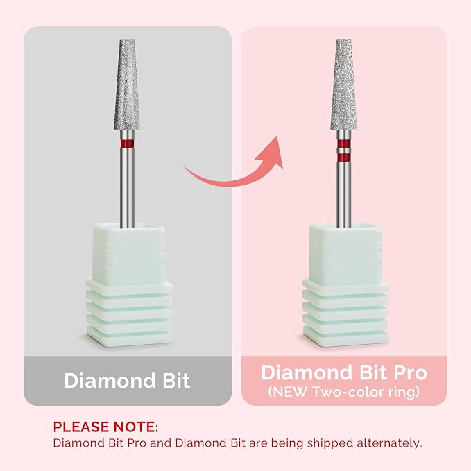 MelodySusie 4mm Long Tapered Barrel Cuticle Clean Nail Drill Bit 3/32'' - Image 3