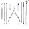 Professional Cuticle Nippers Kit, Cuticle Trimmer by HIFAU