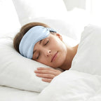 2Pcs Silk Sleeping Mask, Soft Breathable Blackout Eyeshade Comfortable - Image 6