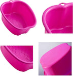 AXLOFO® Foot Soaking Bath Basin, Large Plastic Foot Soaking Tub, Feet Massage - Image 5