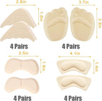 16 Pairs Shoe Filler Heel Pads for Womens Shoes - Image 4