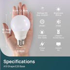 Linkind A19 LED Light Bulbs Dimmable, 60W Equivalent, Energy Efficient 9W - Image 2