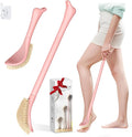 New Foot Brush with Extra-Long Handle, 3-in-1 Foot Scrubber by GEENOA