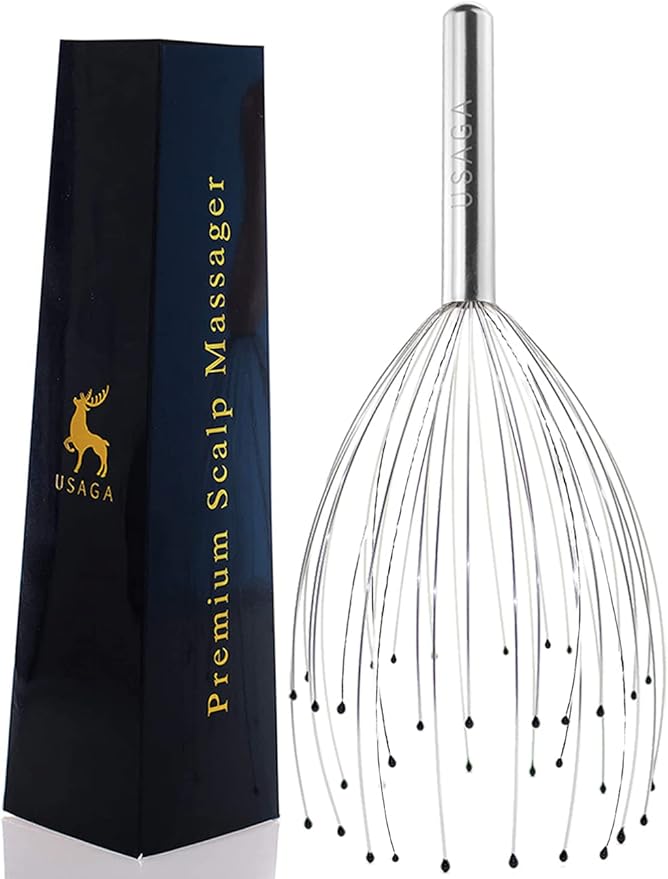 USAGA 36 Fingers Head Massager Scalp Massager Head Scratcher, Stocking Stuffers by USAGA