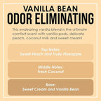 Vanilla Two Pack Odor Eliminating Highly Fragranced Candle - Image 3
