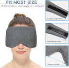 Sleep Mask for Men Women, 100% Cotton Sleep Eye Mask - Image 4