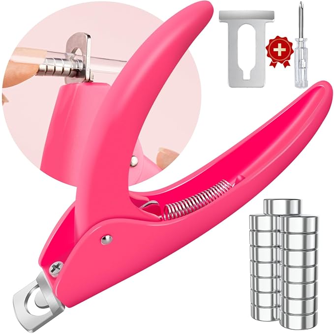 Pink Adjustable Nail Clippers by GA%26EN