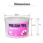 Pointed Tip Cotton Swabs, Double Precision Tips - Image 4