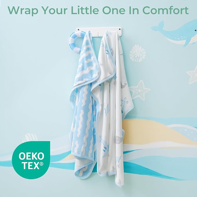 Momcozy Baby Towel with Hooded-Original Design Baby Towel Set -Soft & - Image 5