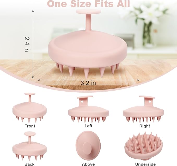 Meartchy Silicone Scalp Massager, Scalp Scrubber - Image 2