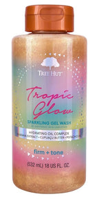 Tree Hut Tropic Glow Sparkling Gel Wash, Moisturizing & Hydrating Body Wash by TreeHut