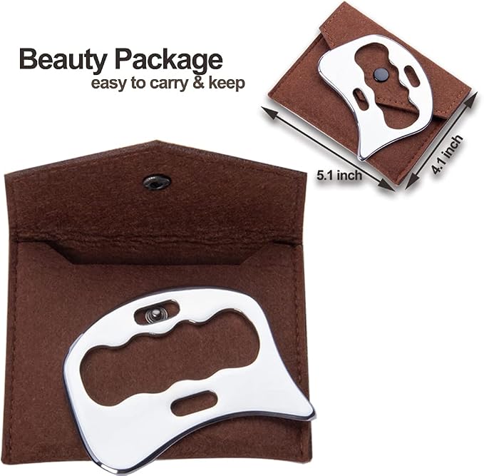 FeelFree Sport Stainless Steel Gua Sha Scraping Massage Tool-Muscle Scraper - Image 5