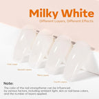 modelones Nail Strengthener, Milky White Nail Polish Nail Repair - Image 4