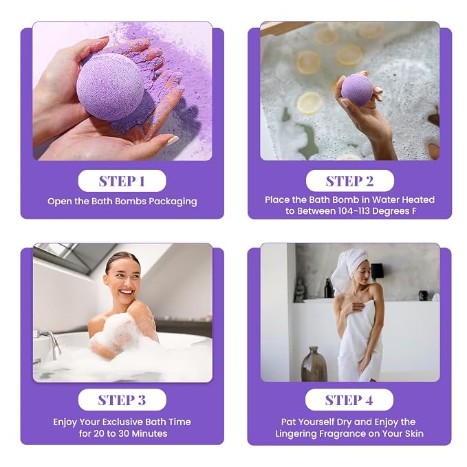 BODY & EARTH Bath Bombs Gift Set - Image 4