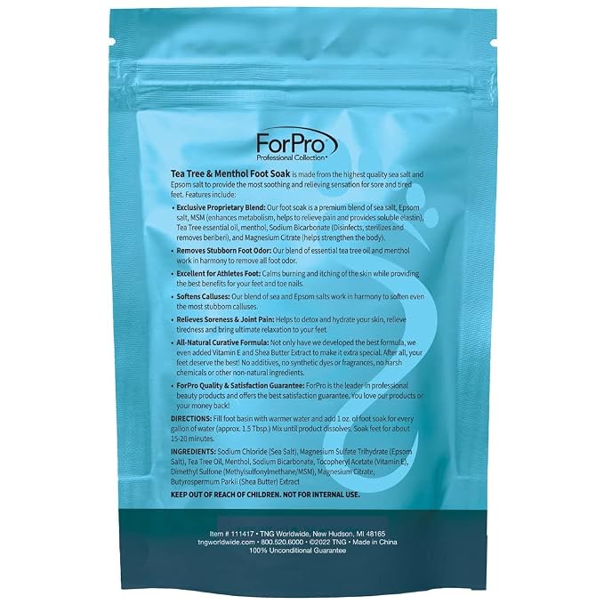 ForPro Professional Collection Tea Tree Oil & Menthol Foot Soak - Image 3