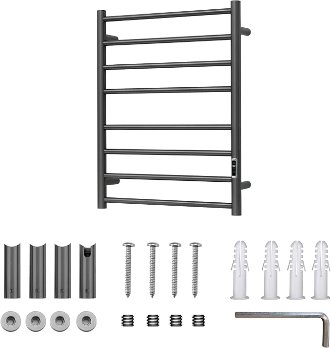 Heated Towel Racks for Bathroom, Wall Mounted Electric Towel Warmer Racks - Image 7