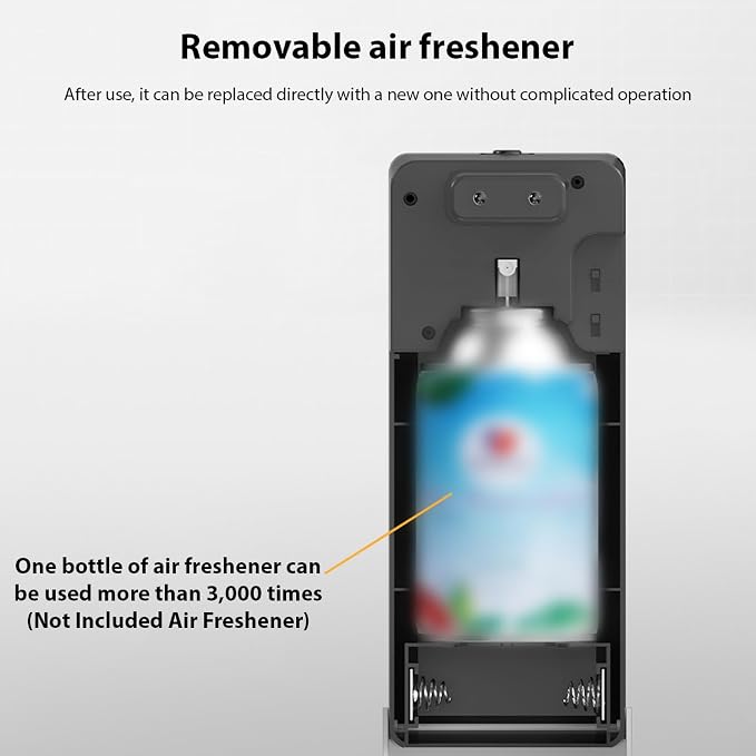 Pilipane 300ml Automatic Air Freshener Spray Dispenser Wall Mount Standing - Image 8