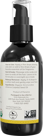 Viva Naturals Organic Jojoba Oil - Image 8