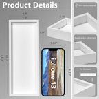Bathroom Vanity Tray for Counter Bamboo Bathroom Decorative Tray, Dresser Top - Image 5