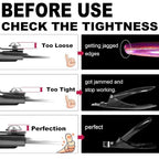 Black Premium Adjustable Stainless Steel Artificial Acrylic Fake False Nail Tip - Image 3