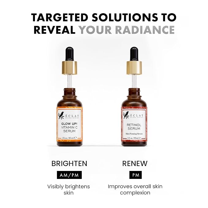 Eclat Skincare Face Serum Set – Vitamin C & Retinol Serum - Image 6