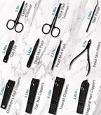 MINKINH Manicure Set Professional Nail Clipper Kit-26 Pieces Stainless Steel - Image 6