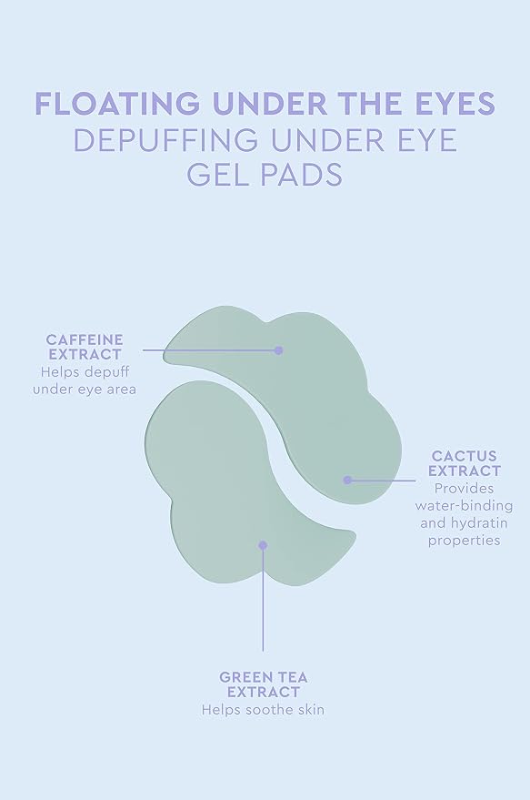 florence by mills Floating Under the Eyes Depuffing Gel Pads | Re-Energize - Image 7
