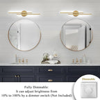 EDISLIVE Dimmable Modern LED Vanity Light Fixtures Bathroom Vanity Wall Lighting - Image 3