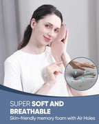 MZOO Luxury Sleep Eye Mask for Side Sleeper Men Women, Zero Eye Pressure 3D - Image 5