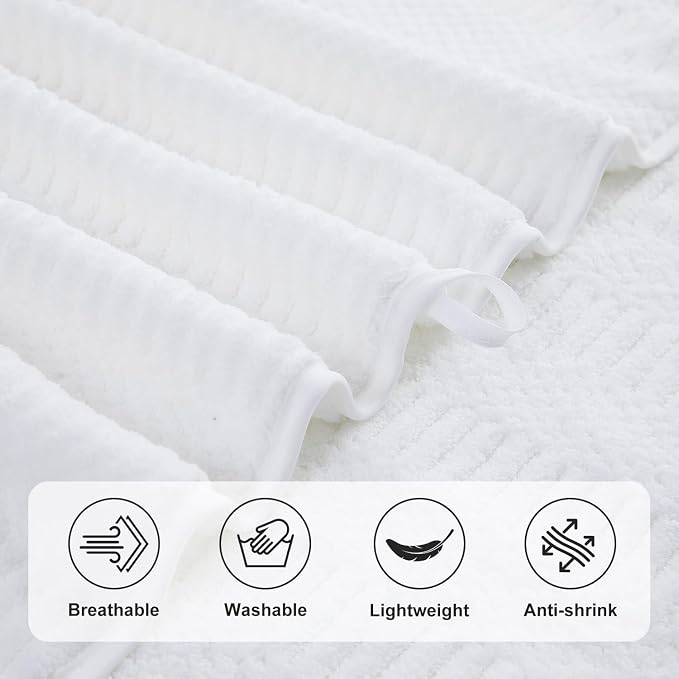 Ycosy 4 Pack Extra Large Microfiber Bath Towels Set, 35x70 inches, Less Lint - Image 9