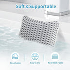 Luxury Bath Pillows for Tub, Slip Resistant Waterproof Bath Pillows for Tub - Image 3