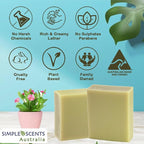 Simple Scents Australia French Pear Scented Natural Soap Bars, 3.5oz - Image 3