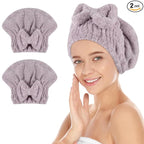 SUNLAND Large Microfiber Hair Drying Caps by SUNLAND
