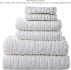 SKL Home CloudSoft 100% Cotton Luxury 6-Piece Towel Set, 600 GSM, Ultra Plush & - Image 8