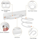 YUET Hair Dryer Holder Hairdryer Station Wall Mounted Shelf Bracket - Image 2