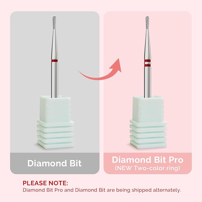 MelodySusie 1.2mm Pear Shape Cuticle Clean Nail Drill Bit 3/32'', Professional - Image 3