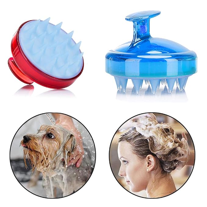 INVODA Scalp Massager Shampoo Brush Soft Silicone Bristles - Image 7