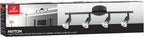 Globe Electric 59354 Payton 4-Light Track Lighting, Matte Black - Image 8