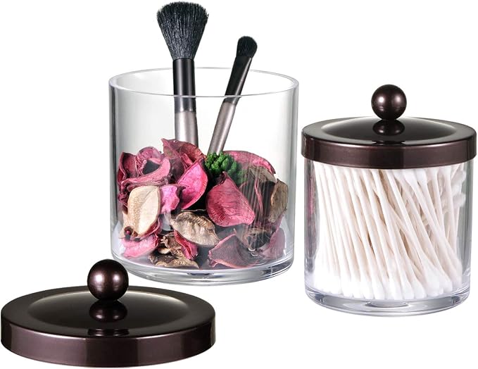 SheeChung 2-Pack Plastic Apothecary Jars - Image 3