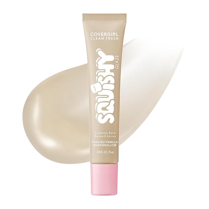 COVERGIRL Clean Fresh Squishy Glaze™ Lip Butter Balm, Non-Sticky, by COVERGIRL
