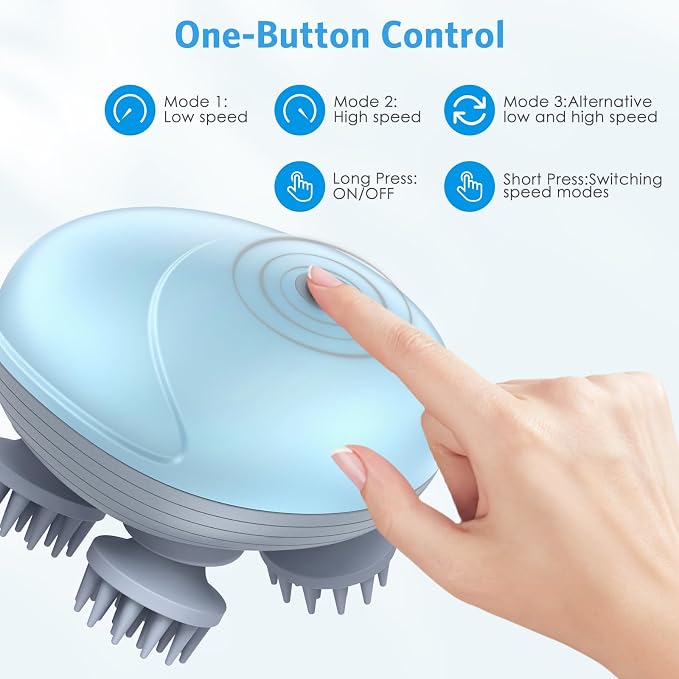 Upgraded Handheld Scalp Massager, Electric Scalp Massager, Scalp and Back - Image 3