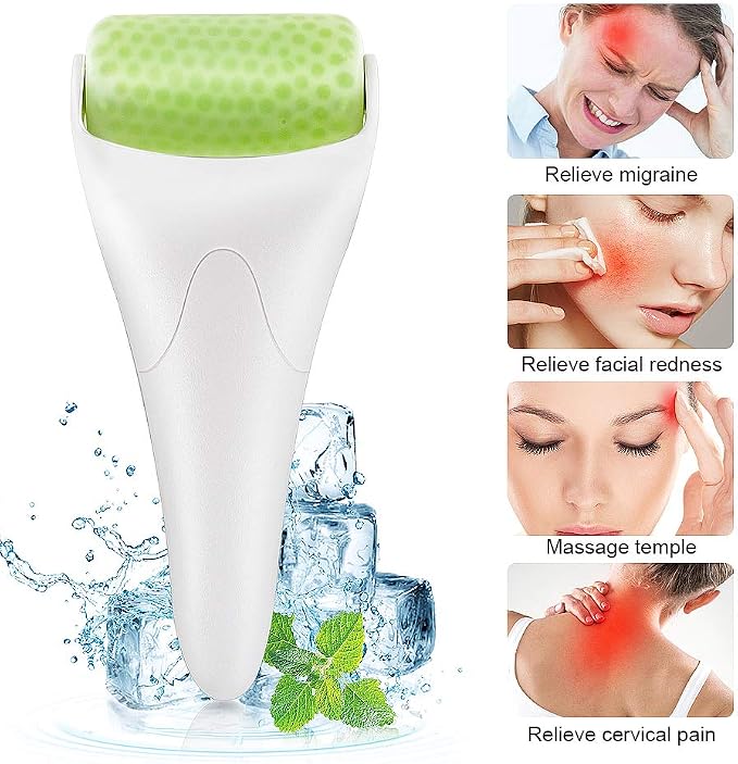 Ice Roller for Face & Eye Puffiness Migraine Relief, Ice Face Rollers for Women - Image 2