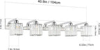 Aipsun Bathroom Light Fixtures Modern Vanity Light - Image 6