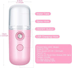 Honoson 2 Pack Nano Facial Mister Spray Bottle Handheld Humidifier Portable - Image 2